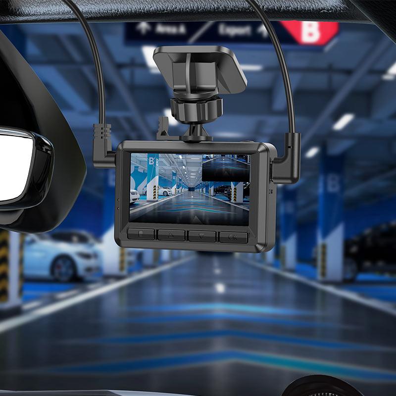 Hoco Dash cam “DV3” Dual Channel Driving Recorder - Saleshubstore