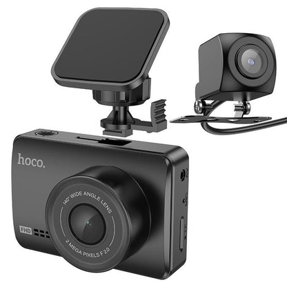 Hoco Dash cam “DV3” Dual Channel Driving Recorder - Saleshubstore