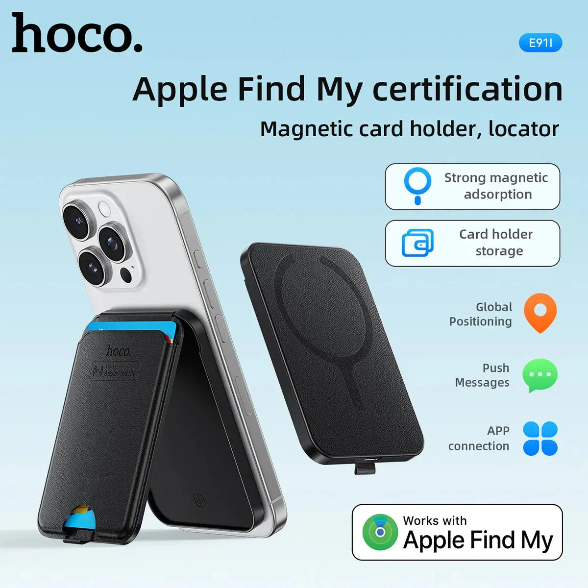 HOCO E91I Magnetic Wallet Tracker