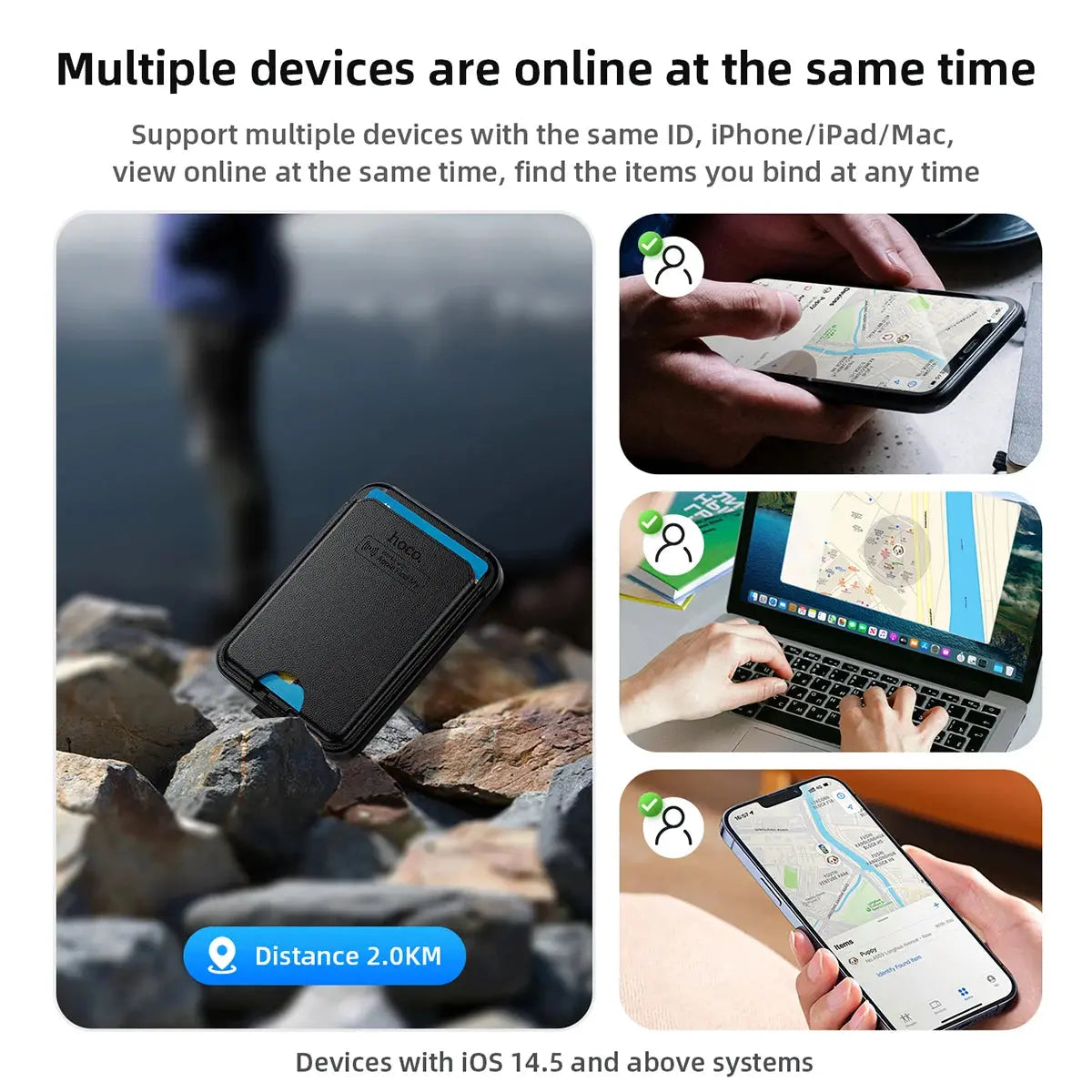 HOCO E91I Magnetic Wallet Tracker