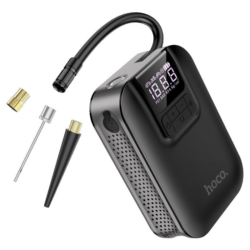 Hoco S53 Breeze Smart Portable Air Pump 2500mAh - Saleshubstore