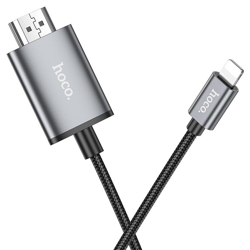 Hoco Cable “UA27” Lightning to HDMI / Type-C to HDMI - Saleshubstore