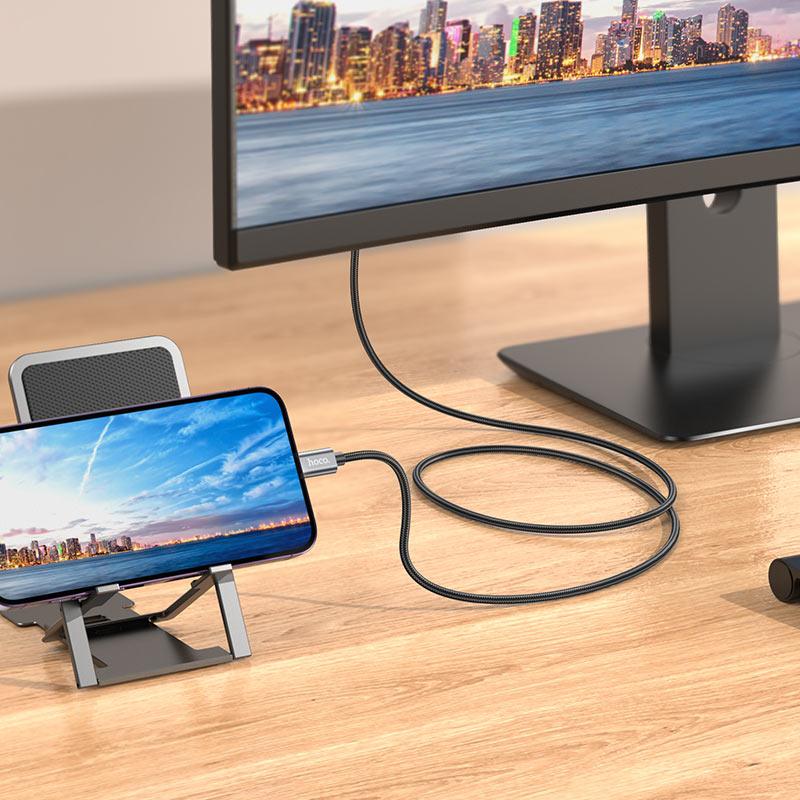 Hoco Cable “UA27” Lightning to HDMI / Type-C to HDMI - Saleshubstore