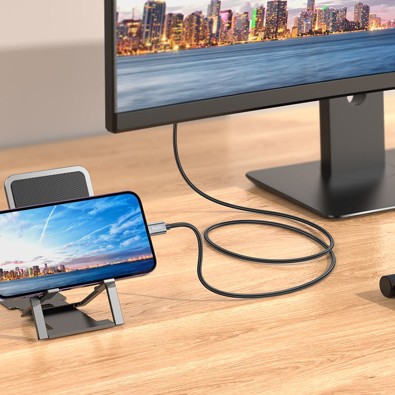 Hoco Cable “UA27” Lightning to HDMI / Type-C to HDMI - Saleshubstore