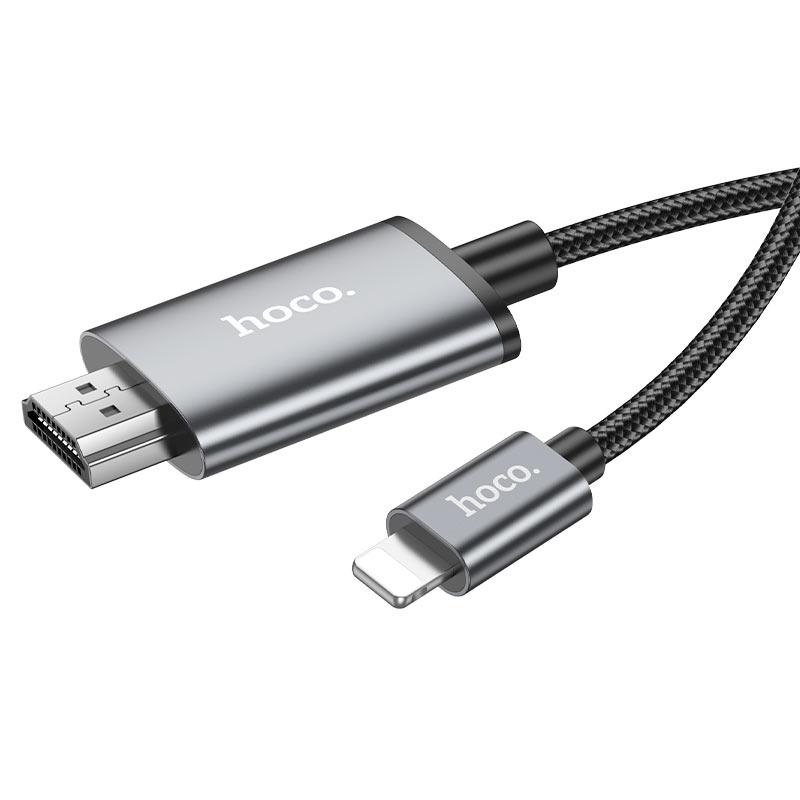 Hoco Cable “UA27” Lightning to HDMI / Type-C to HDMI - Saleshubstore