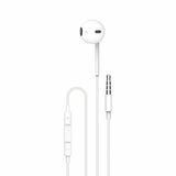 Porodo Mono Earphone 3.5mm Aux Connector - White - additional official image