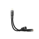 Porodo Lightning to Lightning 3.5mm Converter Adapter - Black - additional official image