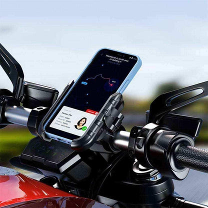 Kewig Motorcycle Phone Holder Fixed on Steering Wheel/Mirror - Saleshubstore