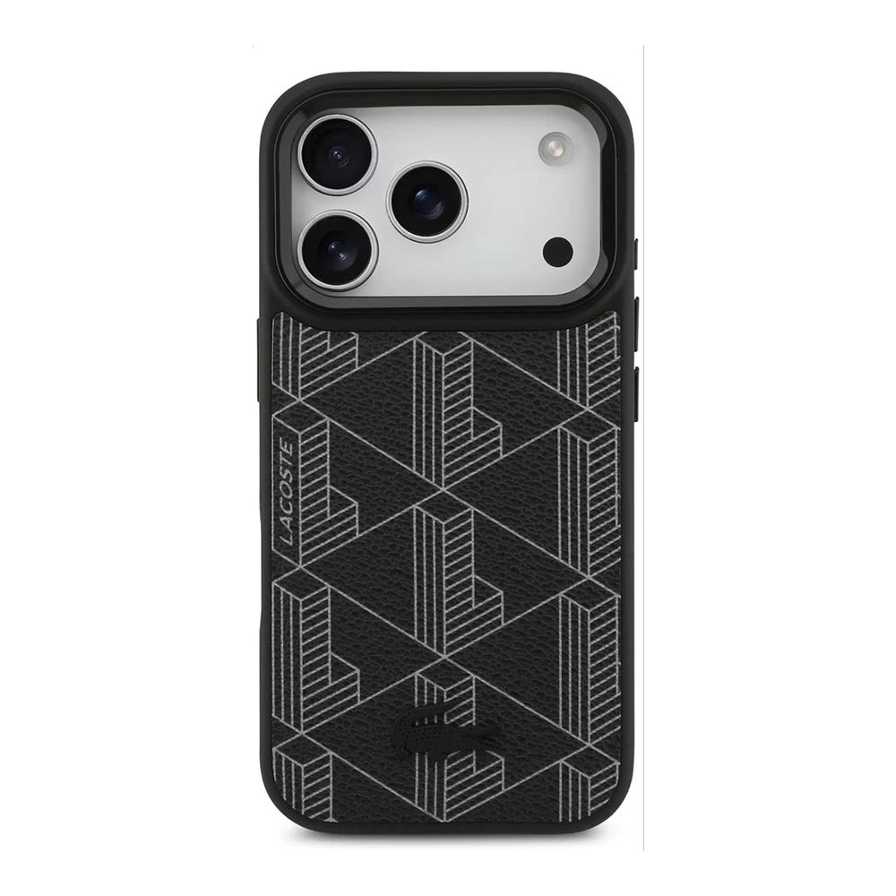 Lacoste MagSafe Nomogramme Camera Stand Case – Black