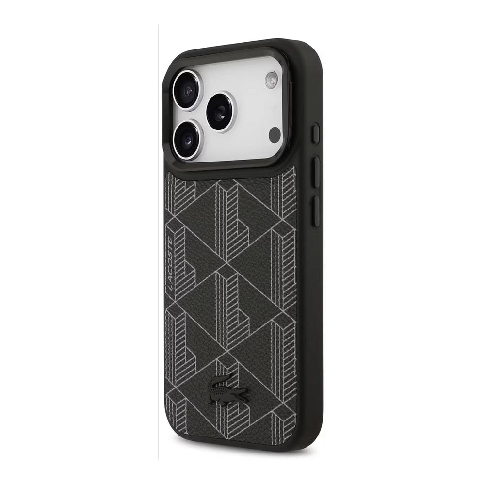 Lacoste MagSafe Nomogramme Camera Stand Case – Black