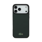 Lacoste MagSafe Petit Piqué Case – iPhone 17 Pro / 18 Pro Dark Green