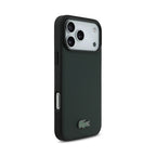 Lacoste MagSafe Petit Piqué Case – iPhone 17 Pro / 18 Pro Dark Green