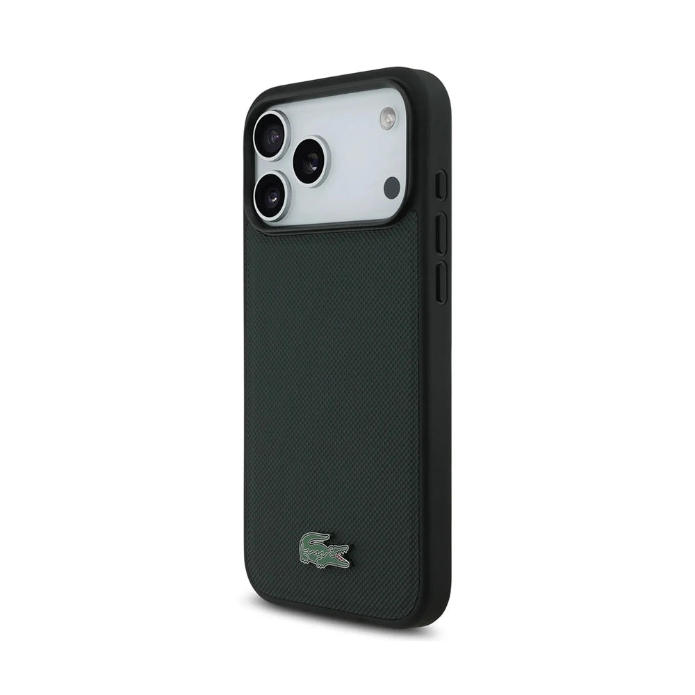 Lacoste MagSafe Petit Piqué Case – iPhone 17 Pro / 18 Pro Dark Green