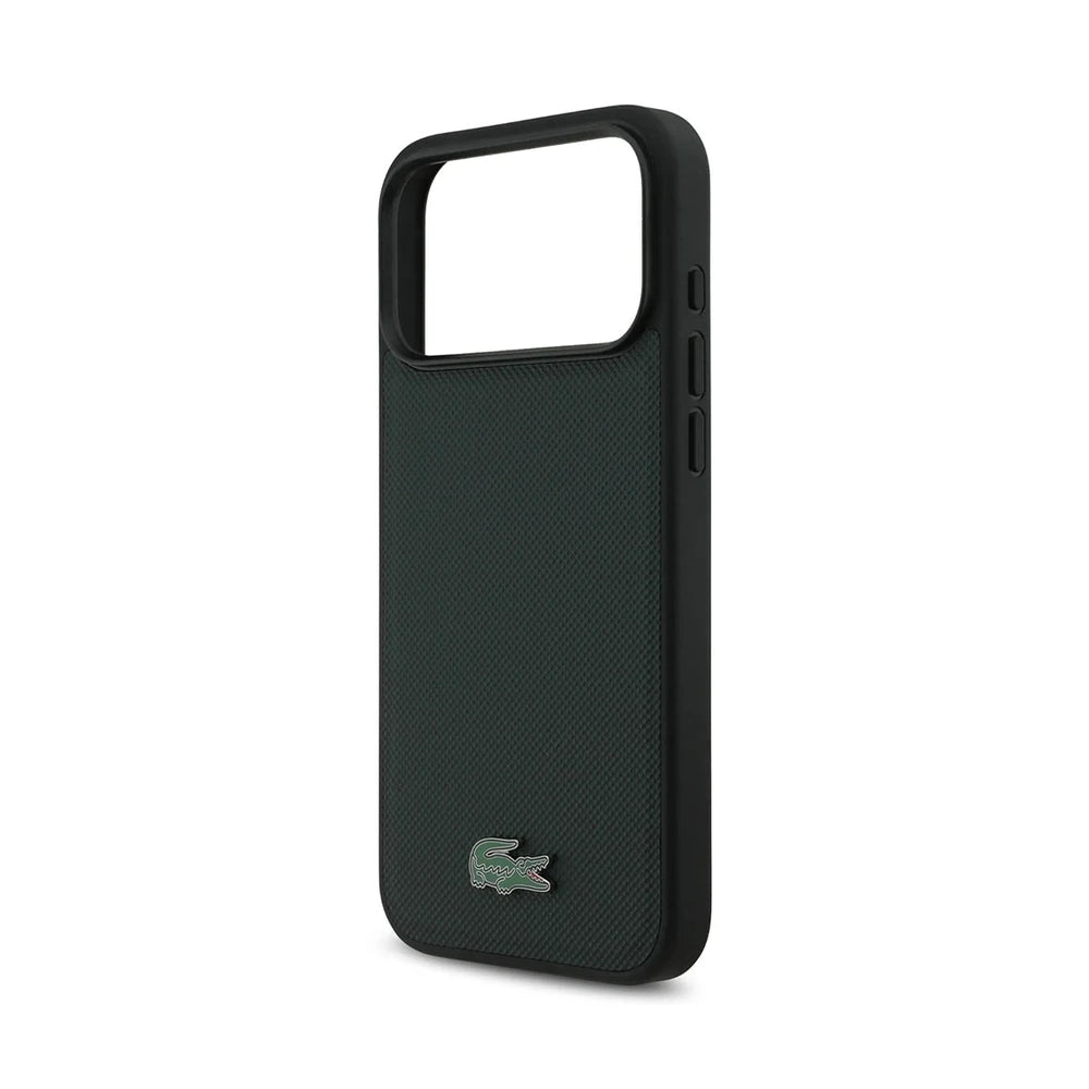 Lacoste MagSafe Petit Piqué Case – iPhone 17 Pro / 18 Pro Dark Green