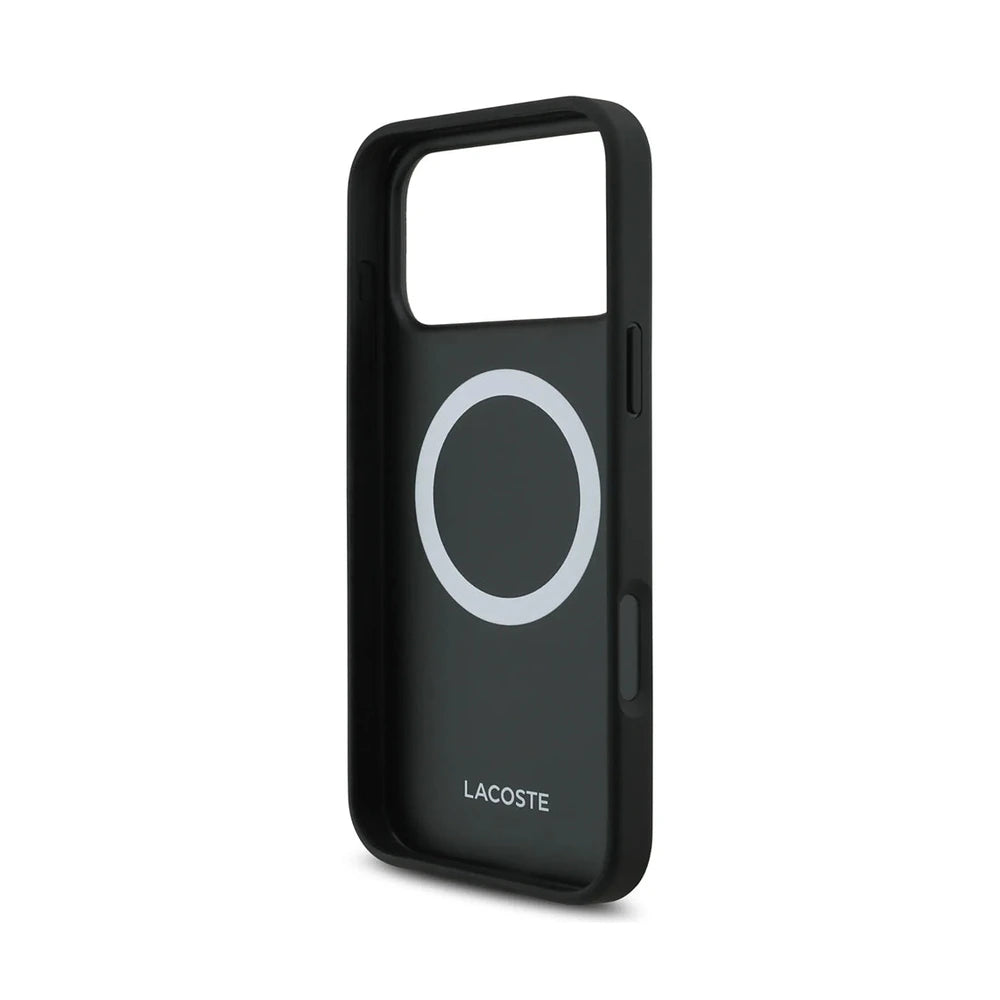 Lacoste MagSafe Petit Piqué Case – iPhone 17 Pro / 18 Pro Dark Green