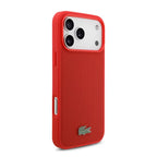 Lacoste MagSafe Petit Piqué Case – iPhone 17 Pro / 18 Pro Red