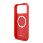 Lacoste MagSafe Petit Piqué Case – iPhone 17 Pro / 18 Pro Red