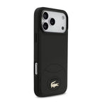 Lacoste MagSafe PU Leather Bliss Case – iPhone 17 Pro / 18 Pro Black