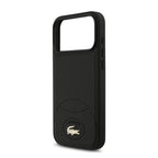 Lacoste MagSafe PU Leather Bliss Case – iPhone 17 Pro / 18 Pro Black