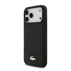 Lacoste MagSafe PU Leather Bliss Case – iPhone 17 Pro / 18 Pro Black