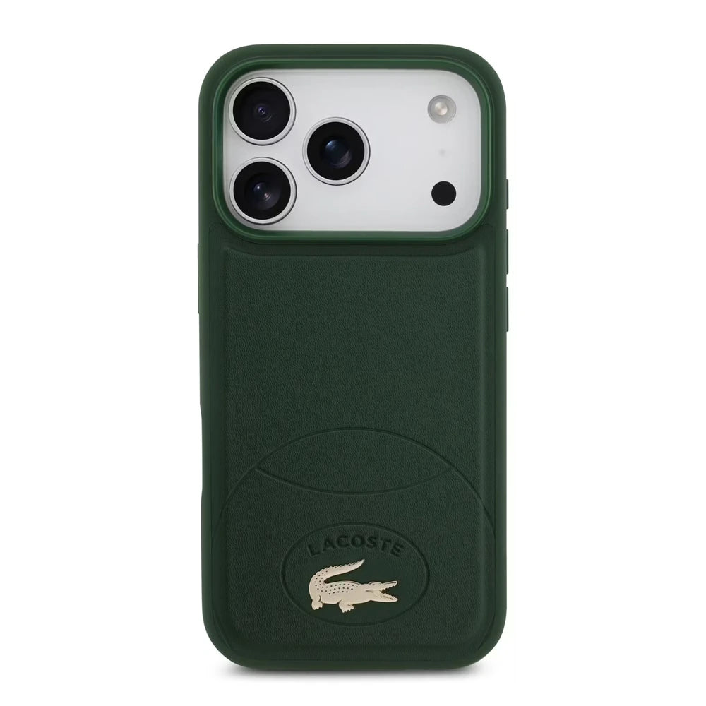 Lacoste MagSafe PU Leather Bliss Case – iPhone 17 Pro Max / 18 Pro Max