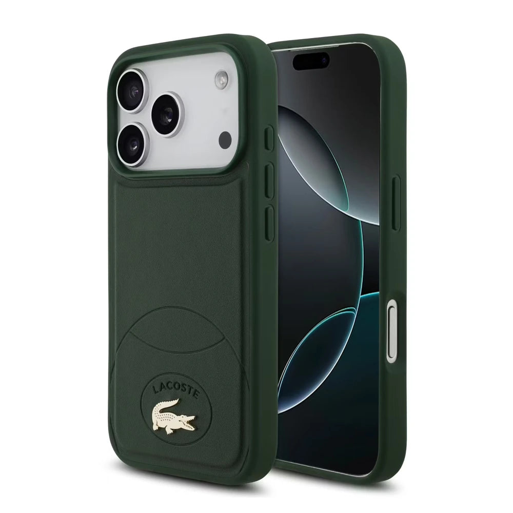 Lacoste MagSafe PU Leather Bliss Case – iPhone 17 Pro Max / 18 Pro Max