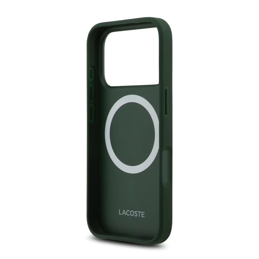 Lacoste MagSafe PU Leather Bliss Case – iPhone 17 Pro Max / 18 Pro Max