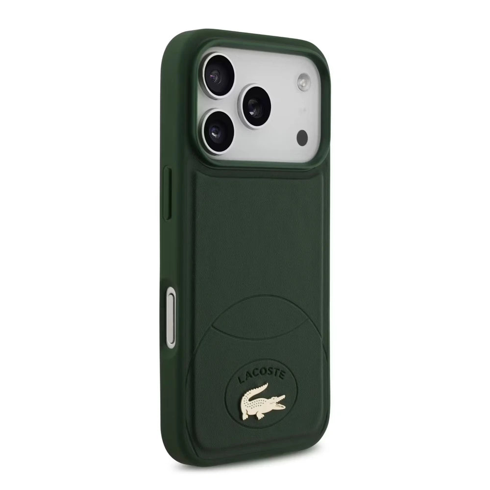 Lacoste MagSafe PU Leather Bliss Case – iPhone 17 Pro Max / 18 Pro Max