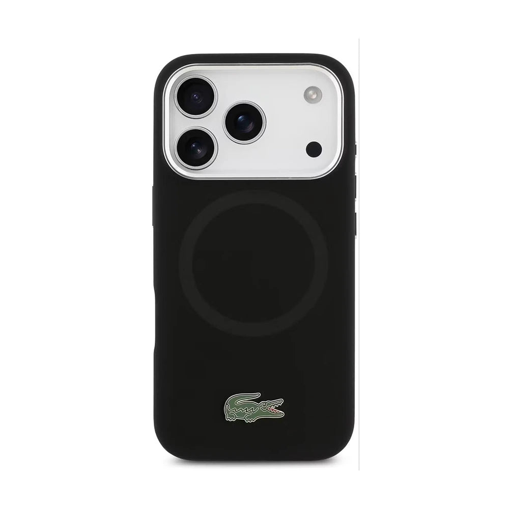 Lacoste MagSafe Silicone Case with Metal Logo – iPhone 17 Pro / Pro Max