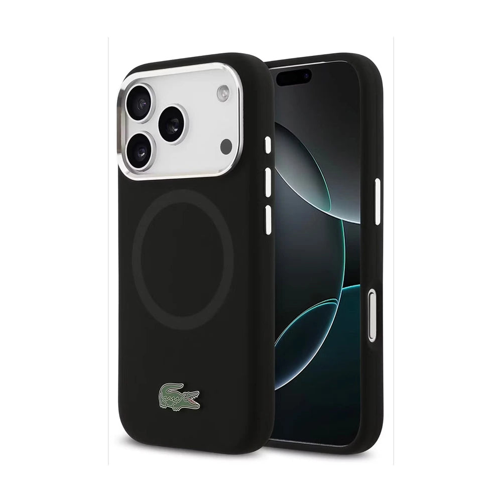 Lacoste MagSafe Silicone Case with Metal Logo – iPhone 17 Pro / Pro Max
