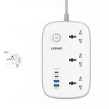LDNIO SC6 45W Power Strip with 2m Cord