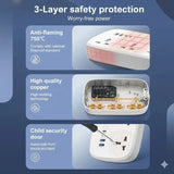 LDNIO SC6 45W Power Strip with 2m Cord