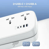 LDNIO SC6 45W Power Strip with 2m Cord