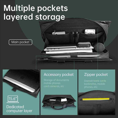Mark Ryden 15.6" Laptop Messenger Leather WaterProof Bag - Saleshubstore