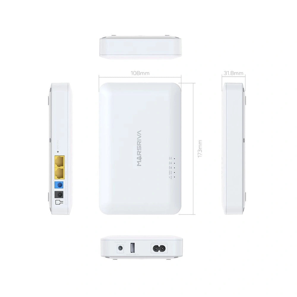 MARSRIVA KP6 10000mAh Mini DC UPS