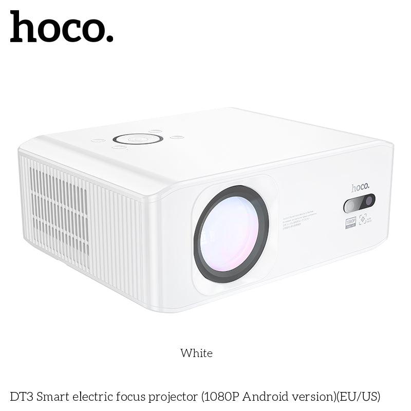 HOCO DT3 Smart Electric Focus Projector (1080P Android Version, EU) - Saleshubstore