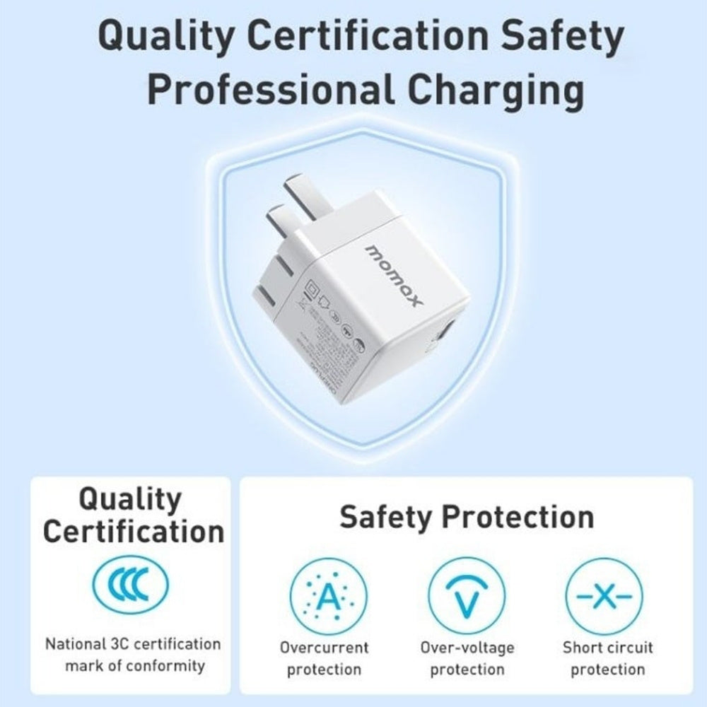 momax OnePlug 30W GaN mini USB-C Charger