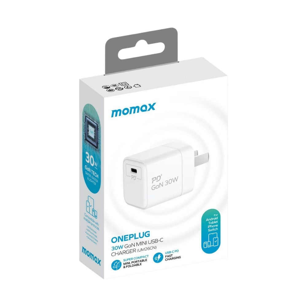 momax OnePlug 30W GaN mini USB-C Charger
