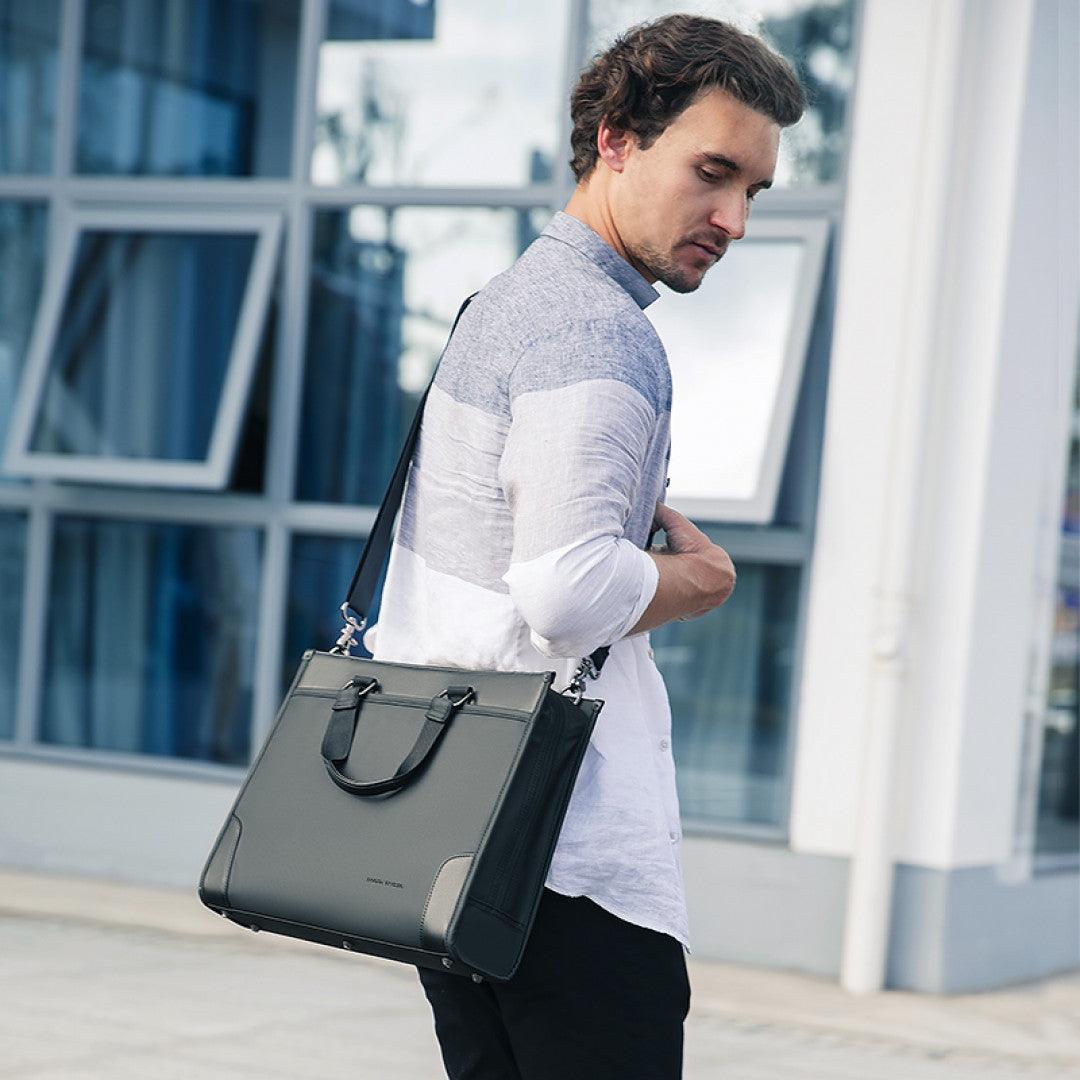 Mark Ryden 15.6" Laptop Messenger Leather WaterProof Bag - Saleshubstore