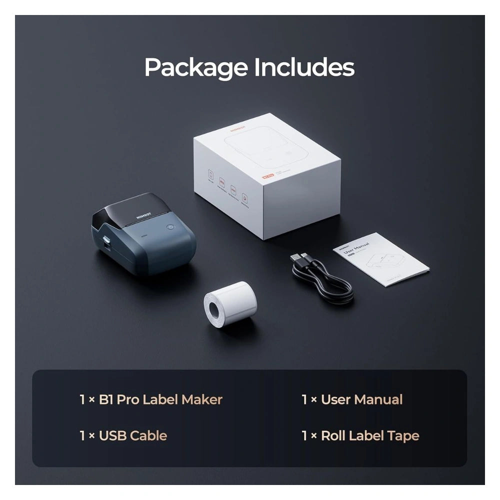 NIIMBOT B1 Pro Bluetooth Label Printer