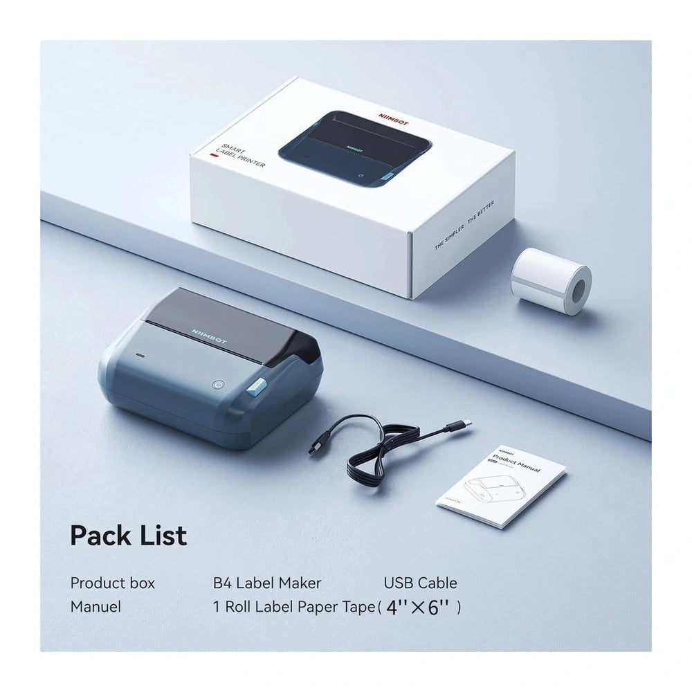 NIIMBOT B4 Bluetooth Thermal Label Printer