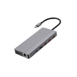Powerology 13-in-1 USB-C hub front product view