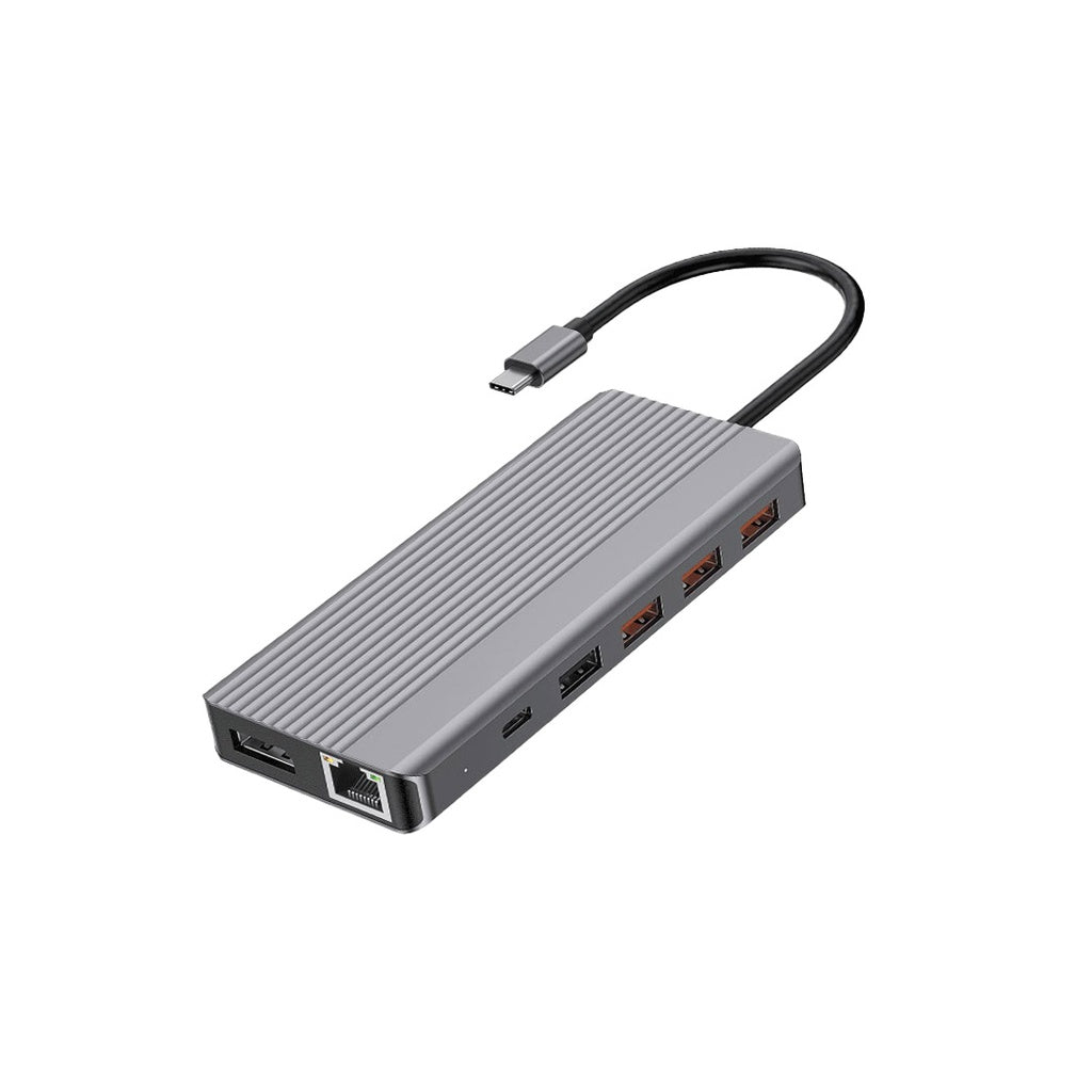 Powerology 13-in-1 USB-C hub front product view