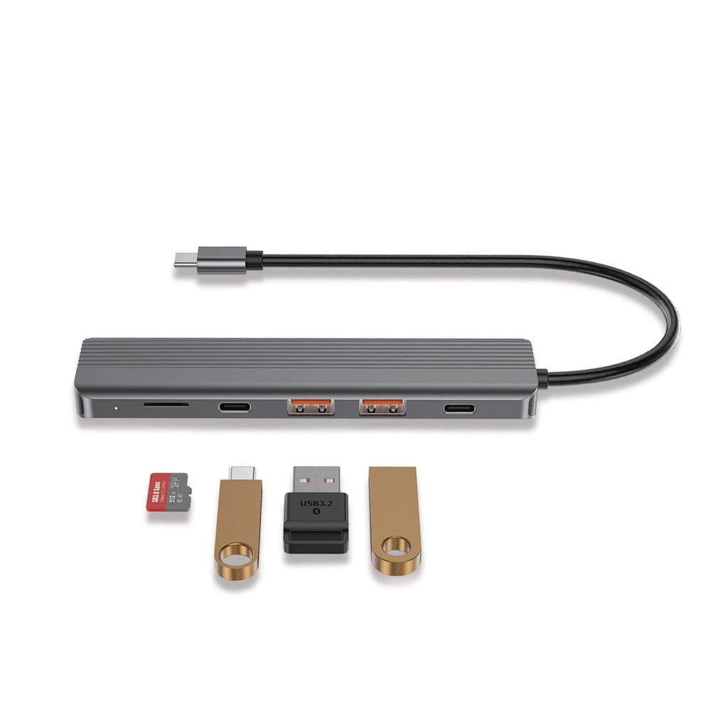 Powerology 6-in-1 Slim 4K USB-C Hub - official view 2