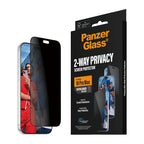 PanzerGlass 2-Way Privacy Screen Protector for iPhone 18 Pro Max - EasyAligner