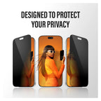 PanzerGlass 2-Way Privacy Screen Protector for iPhone 18 Pro - EasyAligner