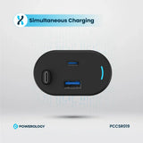 Powerology 115W Retractable USB-C Car Charger - official view 2
