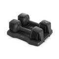 Porodo 12.5 LB Double Adjustable Smart Dumbbell - Black