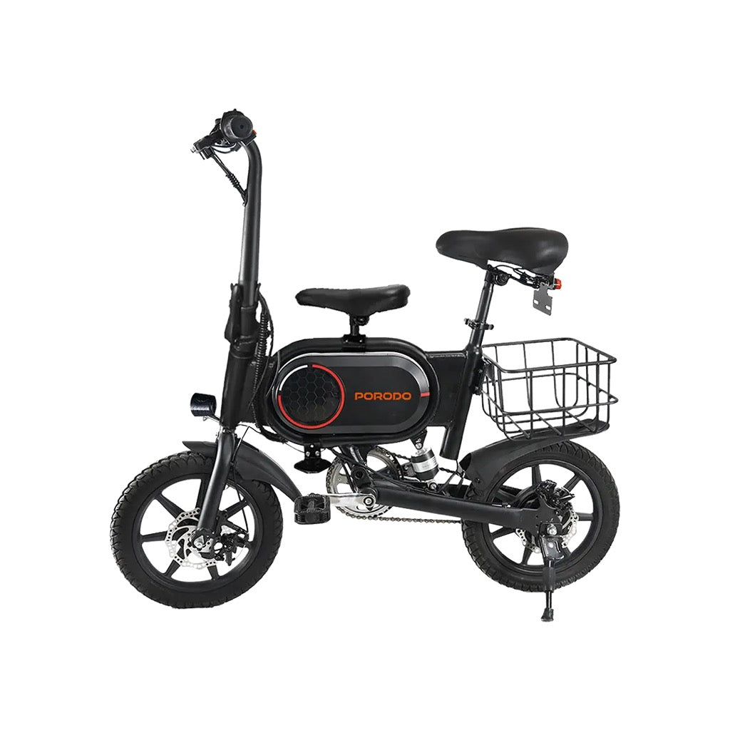 Porodo Lifestyle Folding Urban Electric Bike Black