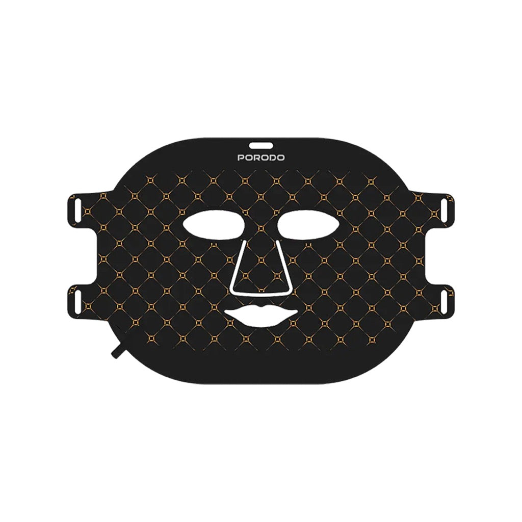 Porodo Lifestyle Red Light Therapy Face Mask - Black